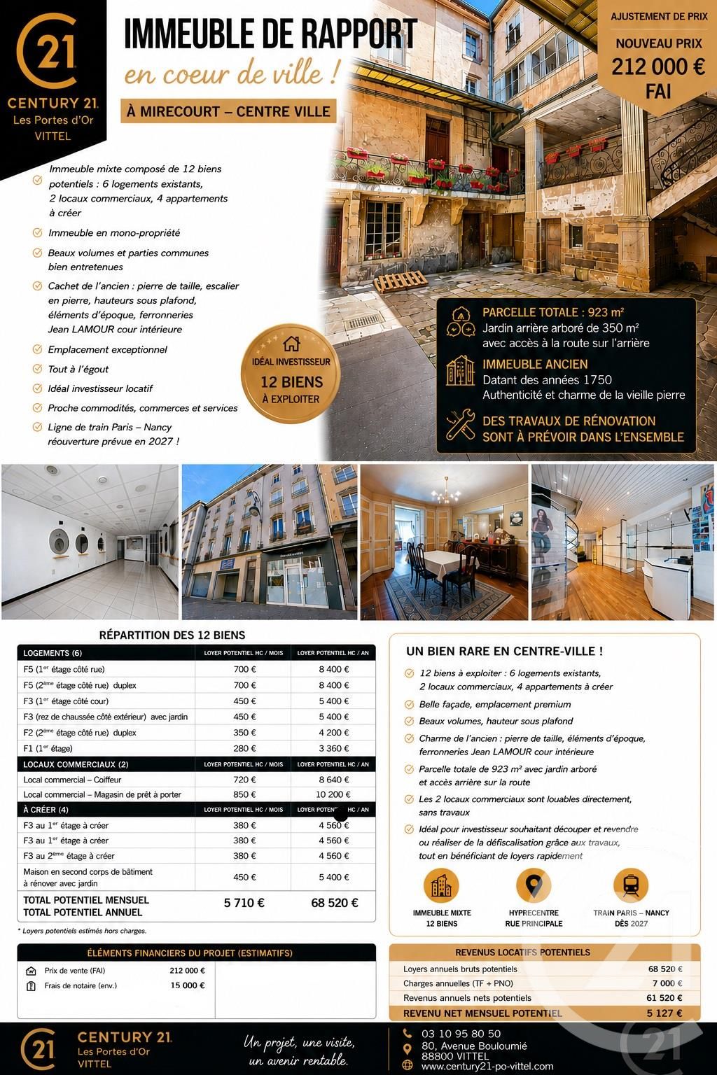 Maison 526m² — Mirecourt
