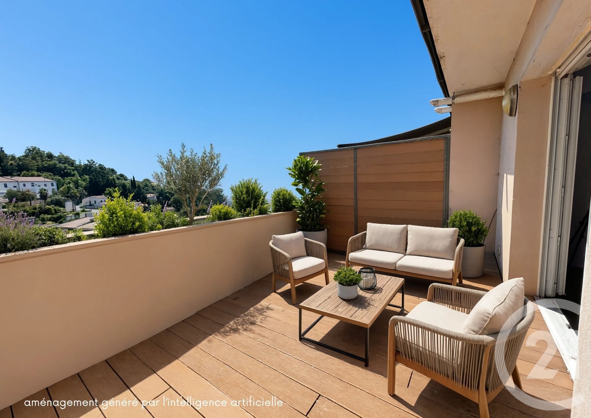 Appartement 45m² — Châteauneuf-Grasse