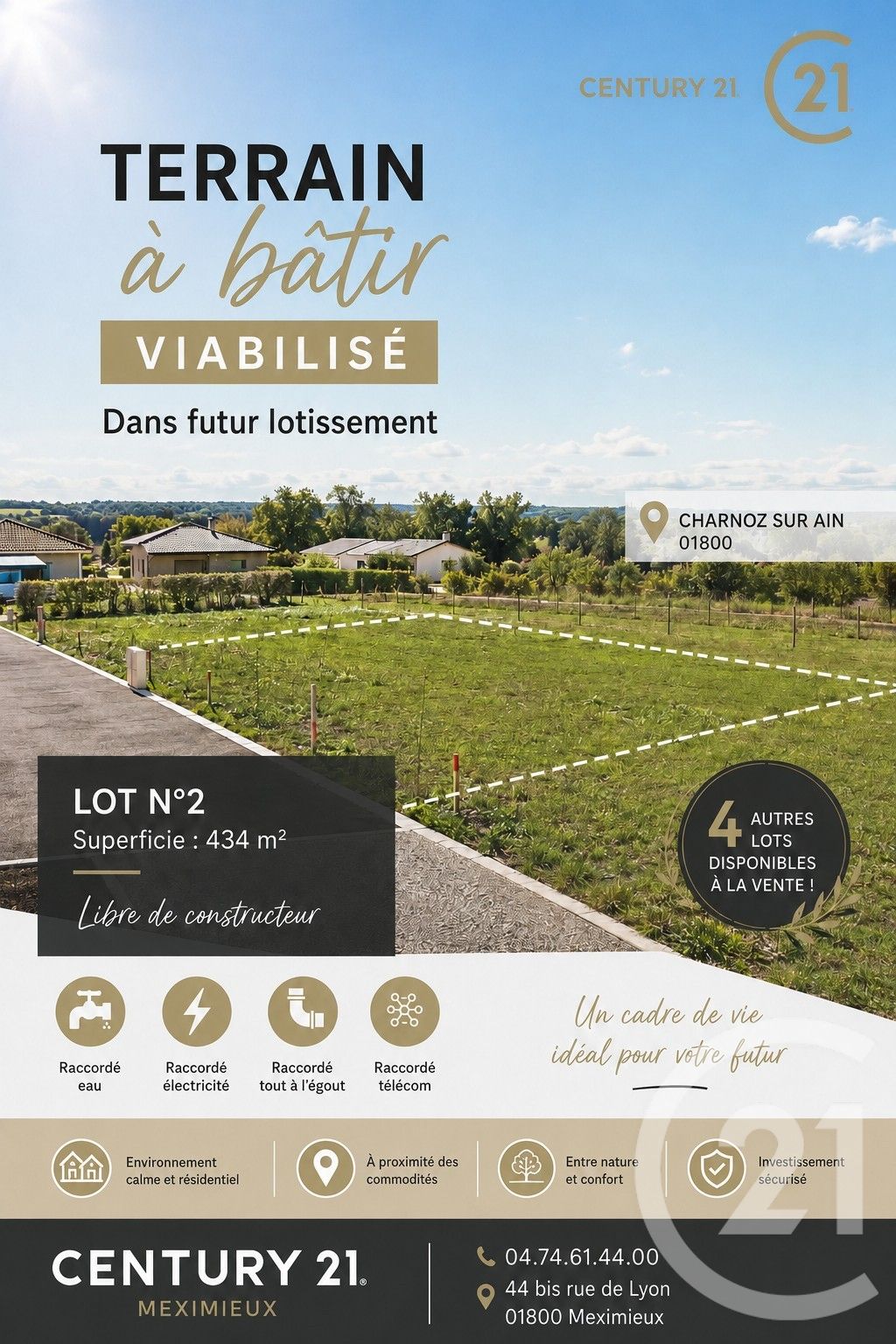 Terrain — Charnoz-sur-Ain